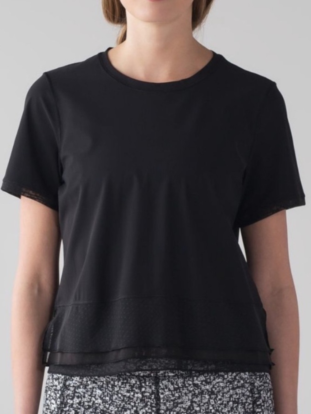 Vintage Lululemon Sole Training Tech Mesh Tee Shirt